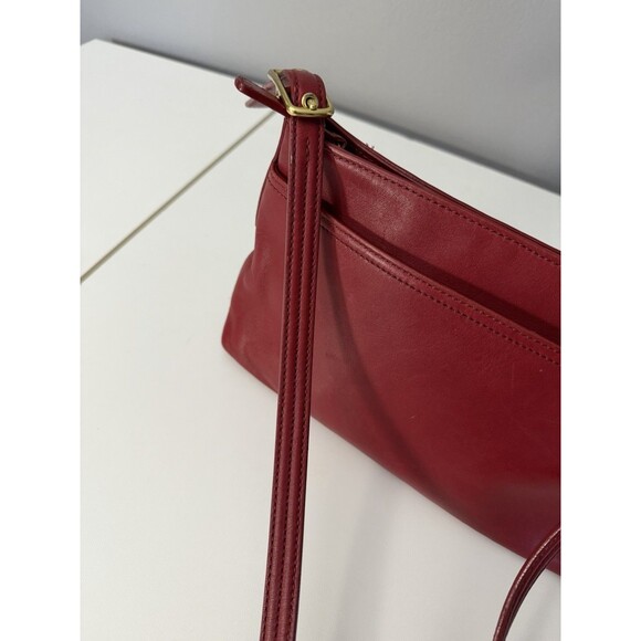 Coach Vintage Legacy Purse Ladies Shoulder Bag Red Leather Medium F23-9861 - Picture 8 of 12